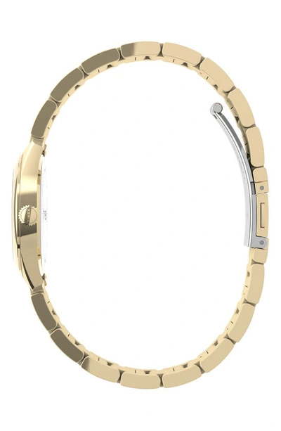 Shop Timex Highview Bracelet Watch, 32mm In Gold/ Gold/ Gold