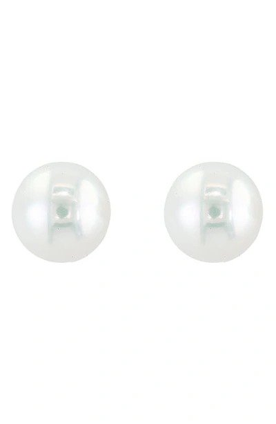 Effy 14k Yellow Gold 5-5.5mm Freshwater Pearl Stud Earrings In White