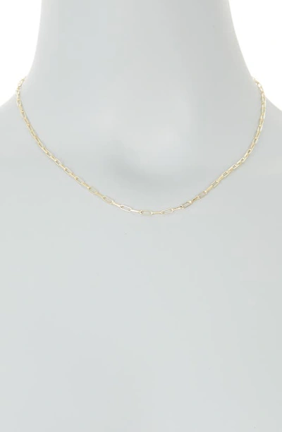 Argento Vivo Goldtone Stainless Steel Paperclip Necklace In Gold