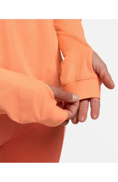 Shop Nike Element Half Zip Pullover In Orange Trance/ Arctic Orange