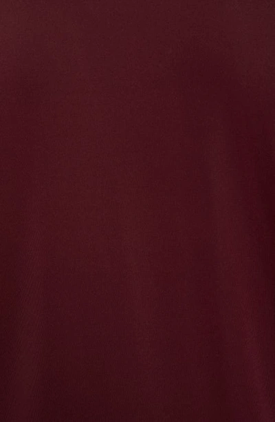 Cutter & Buck Traverse Regular Fit Quarter Zip Pullover In Bordeaux