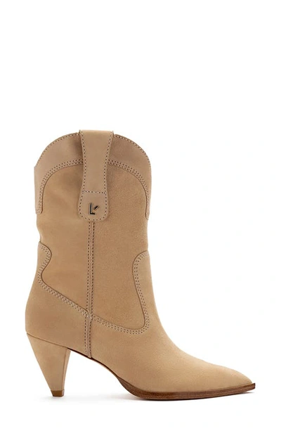 Shop Larroude Thelma Western Boot In Sand