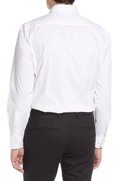 Shop Hugo Boss Hank Slim Fit Dress Shirt In White