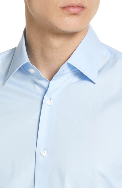 Shop Hugo Boss Hank Slim Fit Dress Shirt In Blue