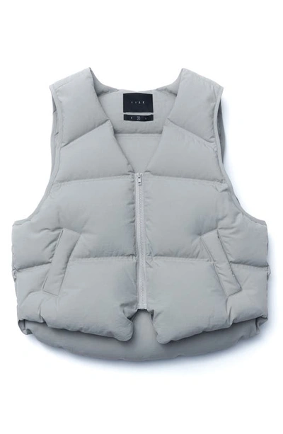 Shop Iise Down Puffer Vest In Cold Beige