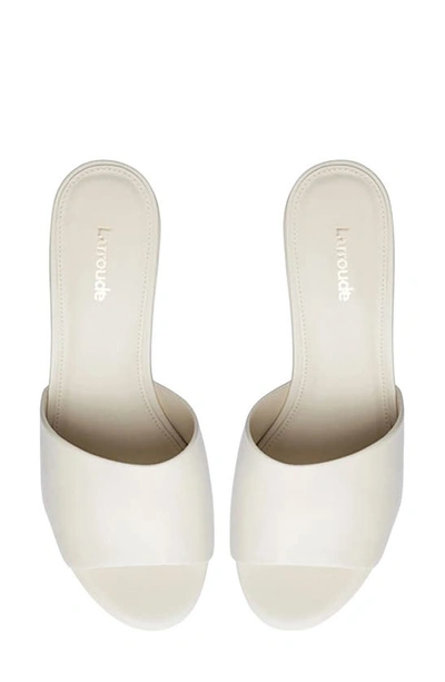 Shop Larroude Larroudé Miso Platform Sandal In Ivory