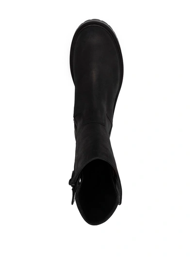 Shop Ann Demeulemeester Women Louise Boots Dusty Leather In Black
