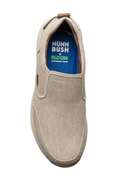 Shop Nunn Bush Excursion Canvas Slip-on Sneaker In Sand