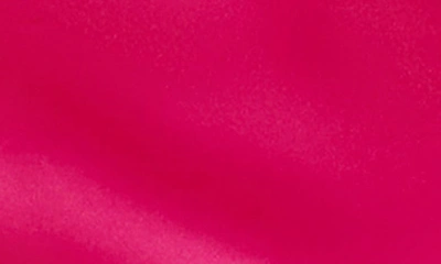 Mac Duggal Satin Bow Long Sleeve Column Gown In Magenta
