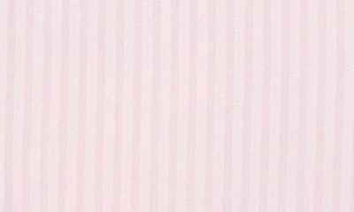 Shop David Donahue Trim Fit Dobby Stripe Dress Shirt In Pink