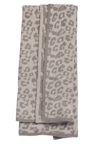 Shop Barefoot Dreams In The Wild Throw Blanket In Linen/warm Gray