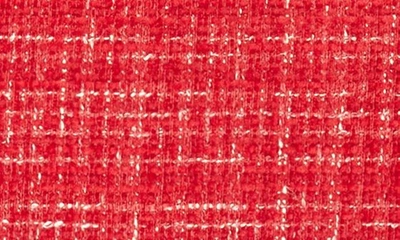 Modish Decor Pillows Tweed Pillow Cover In Scarlett