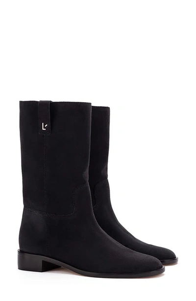 Shop Larroude Barb Boot In Black