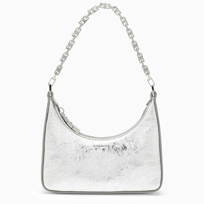 Shop Givenchy | Mini Moon Cut-out Bag Silver In Grey