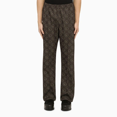 Shop Needles Brown Printed Sports Trousers