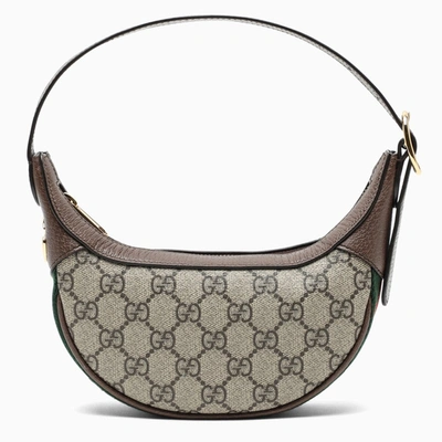 Shop Gucci Ophidia Gg Mini Bag In Beige