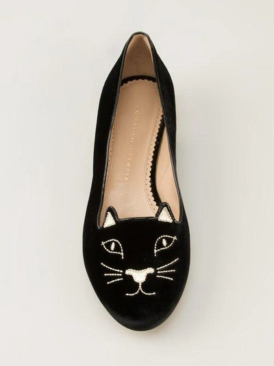 Shop Charlotte Olympia 'kitty' Flats