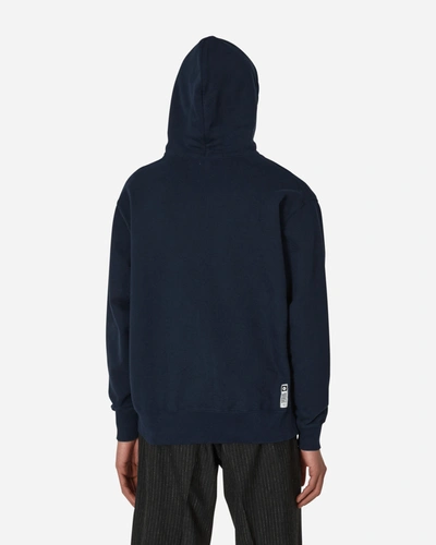 Shop Sequel Zip-up Hooded Sweatshirt In Blue