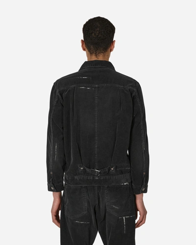 Sequel Fragment 1st Damage Corduroy Jacket In Black | ModeSens