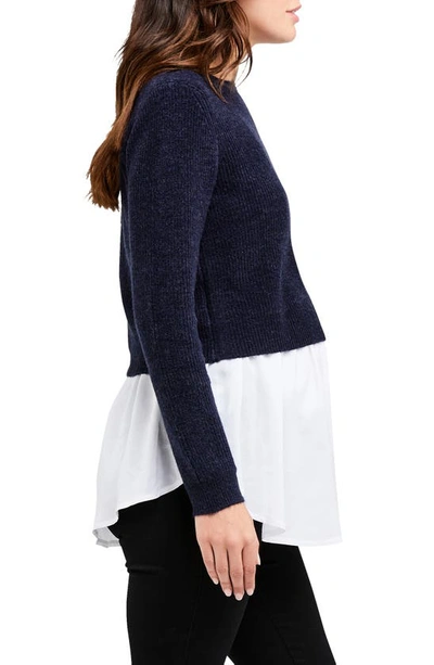Ripe Maternity Mandy Detachable Nursing Knit Navy In Navy