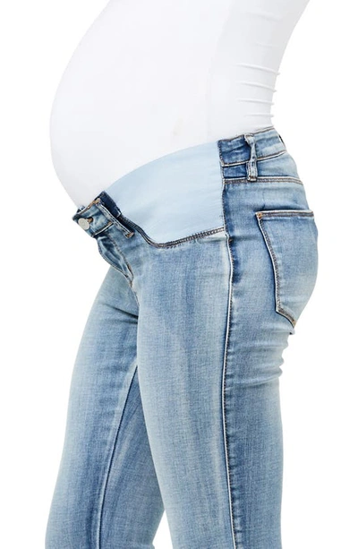 Ripe Maternity Isla Ankle Cut Maternity Jeggings In Pale Blue