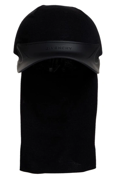 Shop Givenchy Balaclava With Visor In Black