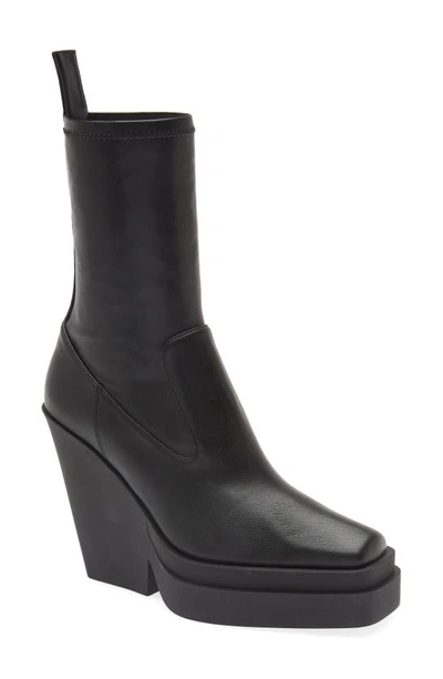 Shop Gia Borghini Texan Short Western Boot In Black