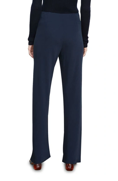 Vince Bias Cut High Waist Pants In Coastal