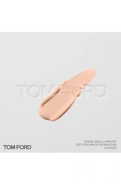 Shop Tom Ford Shade And Illuminate Soft Radiance Foundation Spf 50 In 0.4 Rose