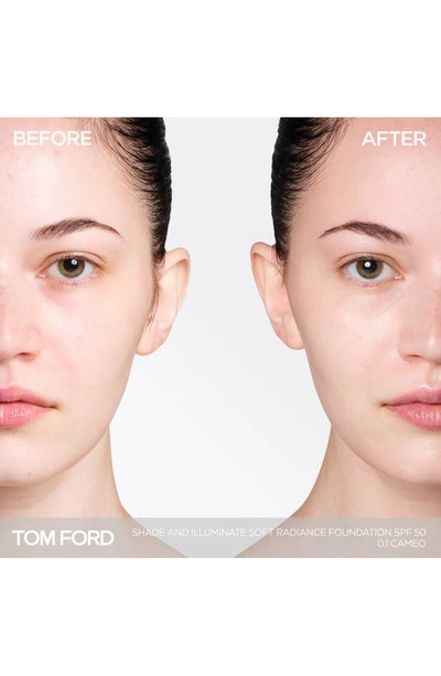 Tom Ford Shade And Illuminate Soft Radiance Foundation Spf 50 In 0.1 Cameo