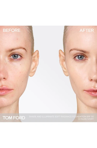Shop Tom Ford Shade And Illuminate Soft Radiance Foundation Spf 50 In 1.3 Nude Ivory