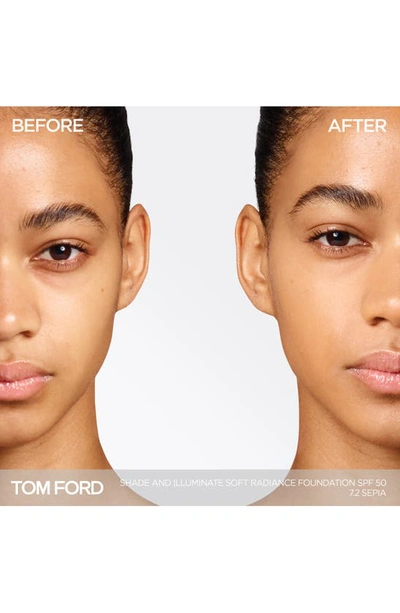 Tom Ford Shade And Illuminate Soft Radiance Foundation Spf 50 In 7.2 Sepia