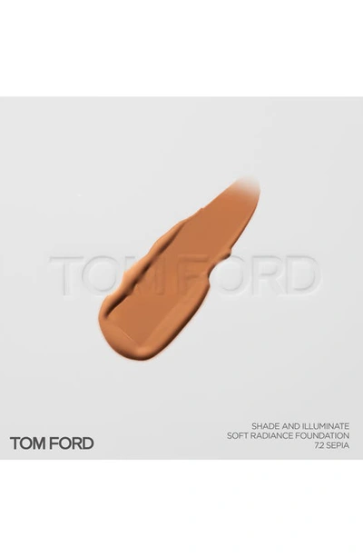 Shop Tom Ford Shade And Illuminate Soft Radiance Foundation Spf 50 In 7.2 Sepia