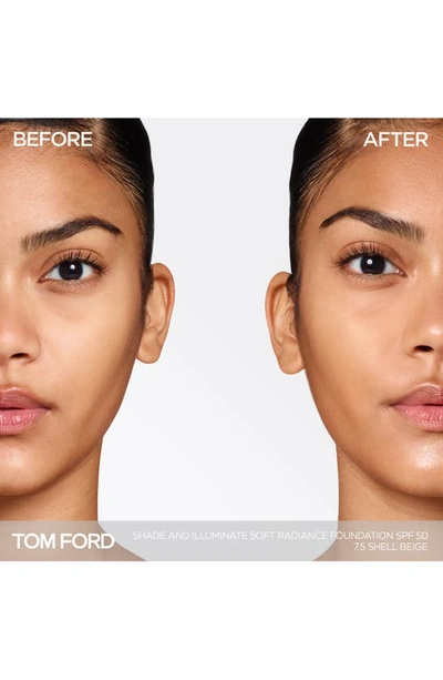 Shop Tom Ford Shade And Illuminate Soft Radiance Foundation Spf 50 In 7.5 Shell Beige