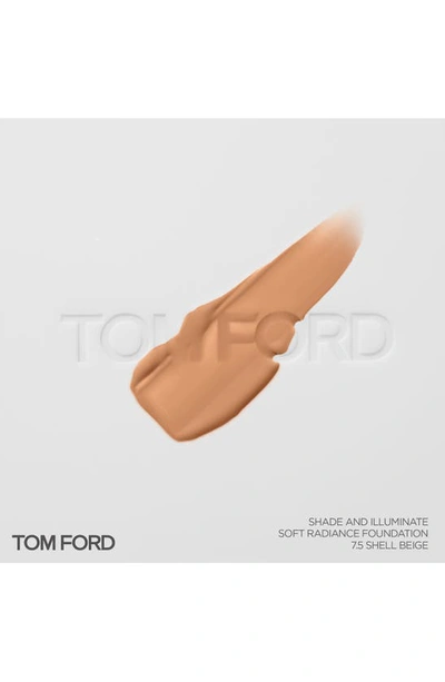 Shop Tom Ford Shade And Illuminate Soft Radiance Foundation Spf 50 In 7.5 Shell Beige