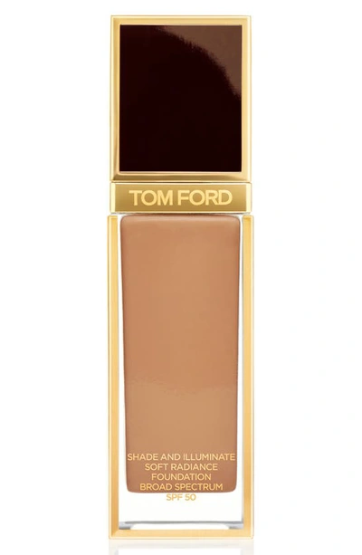 Shop Tom Ford Shade And Illuminate Soft Radiance Foundation Spf 50 In 9.5 Warm Almond