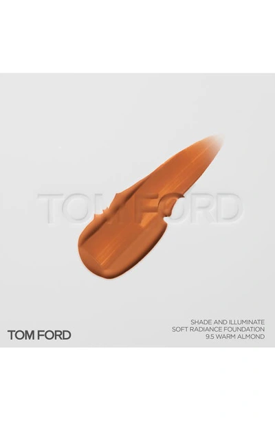 Shop Tom Ford Shade And Illuminate Soft Radiance Foundation Spf 50 In 9.5 Warm Almond