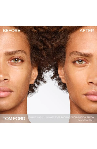 Shop Tom Ford Shade And Illuminate Soft Radiance Foundation Spf 50 In 10.0 Chestnut