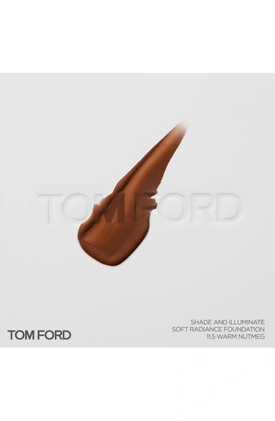 Shop Tom Ford Shade And Illuminate Soft Radiance Foundation Spf 50 In 11.5 Warm Nutmeg