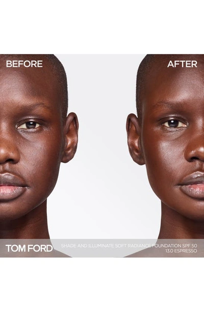 Tom Ford Shade And Illuminate Soft Radiance Foundation Spf 50 In 13.0 Espresso