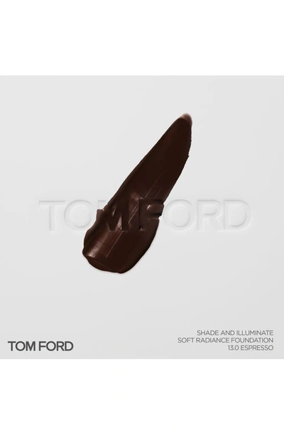 Shop Tom Ford Shade And Illuminate Soft Radiance Foundation Spf 50 In 13.0 Espresso