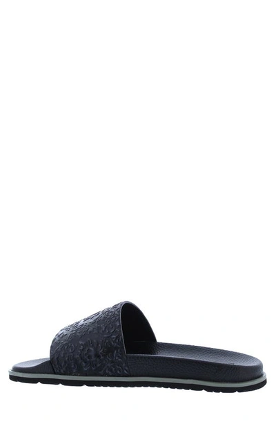 Shop Robert Graham Understory Leather Slide Sandal In Black