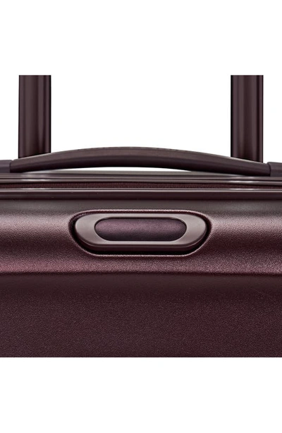 Shop Briggs & Riley Sympatico 22-inch Expandable Wheeled Domestic Carry-on Bag In Matte Plum