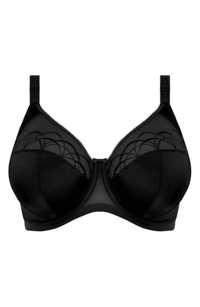 Elomi Cate Full Figure Underwire Lace Cup Bra El4030, Online Only In Black