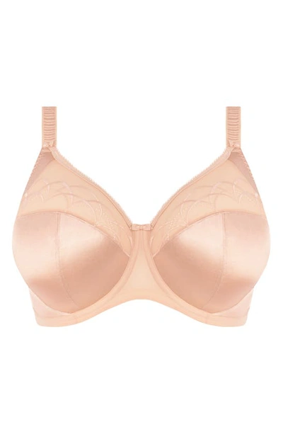 Elomi Cate Full Figure Underwire Lace Cup Bra El4030, Online Only In Latte