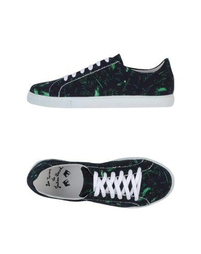 Shop Twins For Peace Sneakers In Dark Blue