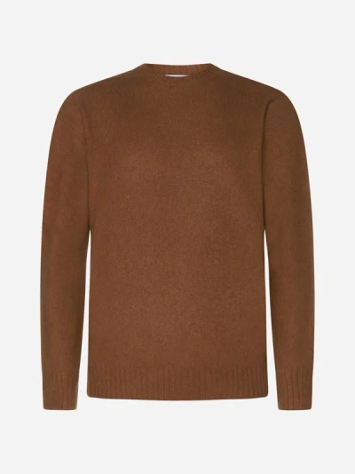Shop D4.0 Virgin Wool Sweater In Camel