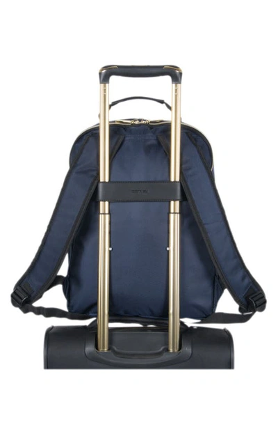 Kenneth Cole Reaction Chelsea Chevron Quilted Backpack In Navy