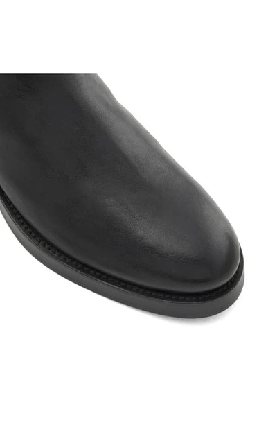 Shop Belstaff Longton Leather Chelsea Boot In Black Leather