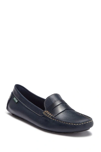 Eastland Patricia Leather Moc Loafer In Navy